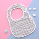 Baby Waterproof Bibs with Food Scraps Catcher Pocket Soft Adjustable Snaps Feeding Bibs For Infants Toddlers Boys and Girls - Image 2